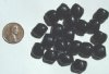 20 10x12mm Black Nuggets